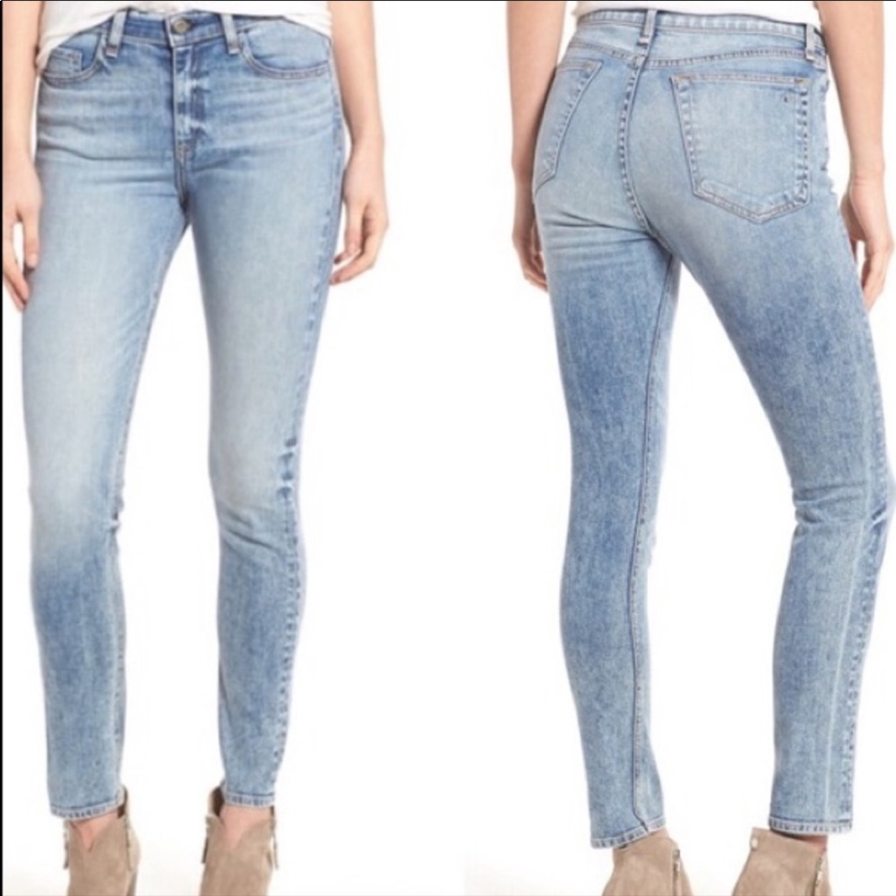 Rag & Bone Slightly Distressed Skinny Jeans Sz 26